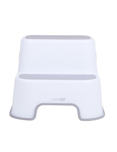 BN-42332,Scaunel Inaltator WC in Doua Trepte, Suprafata antiderapanta, FreeON, White & Grey BN-42332,Scaunel Inaltator WC in Doua Trepte, Suprafata antiderapanta, FreeON, White & Grey