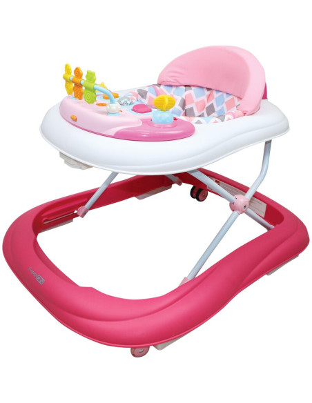 BN-35351,Premergator copii, Walker, Cu muzica si lumini, Cu roti, Conform cu standardul european de securitate EN1273:2020, Free