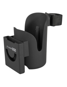 BN-45715,Suport Multifunctional Pahar / Biberon / Telefon pentru Carucior, FreeON, Black 2