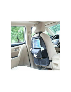 BN-64043,Organizator auto cu suport pentru tableta, Deluxe, Cu multiple buzunare, FreeON, Black 2