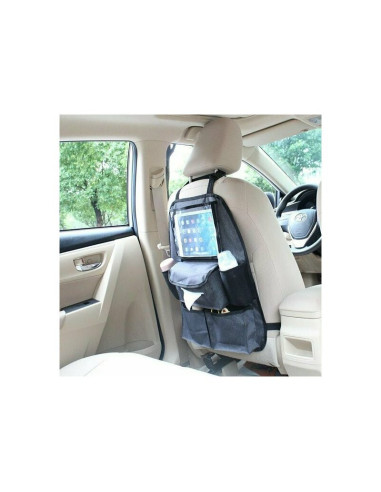 BN-64043,Organizator auto cu suport pentru tableta, Deluxe, Cu multiple buzunare, FreeON, Black BN-64043,Organizator auto cu suport pentru tableta, Deluxe, Cu multiple buzunare, FreeON, Black