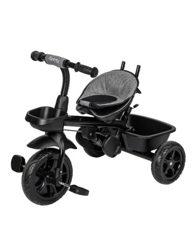 BN-44169,Tricicleta cu sezut rotativ 360 grade, Reglabil, Roti EVA, Mecanism de pedalare libera, Suport picioare, Free2Move, Bla