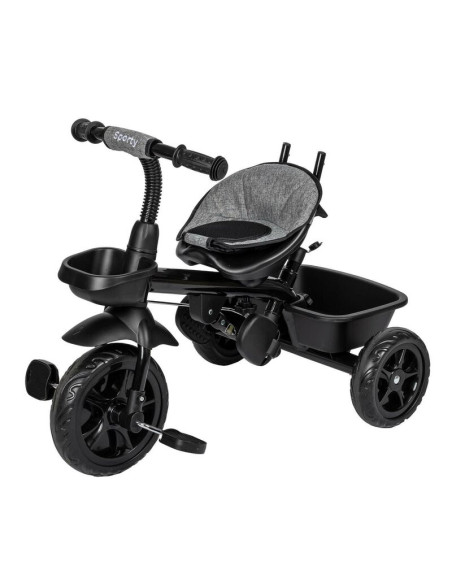 BN-44169,Tricicleta cu sezut rotativ 360 grade, Reglabil, Roti EVA, Mecanism de pedalare libera, Suport picioare, Free2Move, Bla