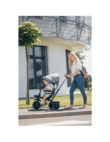 BN-44169,Tricicleta cu sezut rotativ 360 grade, Reglabil, Roti EVA, Mecanism de pedalare libera, Suport picioare, Free2Move, Bla