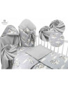 BN-6426972009997,MimiNu - Paturica de infasat cu doua fete, Cu multiple utilizari, Cu inchidere arici velcro, Dimensiune 75x75 c