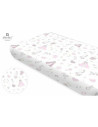 BN-6426972009744,MimiNu - Cearceaf cu elastic, Din bumbac certificat Oeko Tex Standard 100, Pentru pat 160x80 cm, Baby Shower Pi