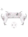 BN-6426972009799,MimiNu - Aparatoare pentru patut 120x60 cm, Din bumbac certificat Oeko Tex Standard 100, Cu inaltimea de 30 cm,