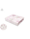 BN-6426972009911,MimiNu - Cearceaf cu elastic pentru patut 120X60 cm, Din bumbac certificat Oeko Tex Standard 100, Design, Aweso
