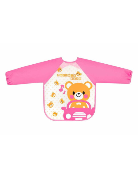 BN-BOC0571,Bocioland - Baveta impermeabila, Cu maneci lungi, Dimensiune 40x35 cm, Bear