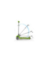BN-39722,Trotineta pliabila, Cu roti luminoase, Reglabila in inaltime, Kick`n`Roll, 3-12 ani, Green