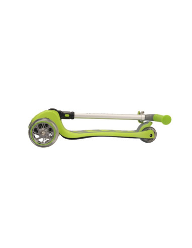 BN-39722,Trotineta pliabila, Cu roti luminoase, Reglabila in inaltime, Kick`n`Roll, 3-12 ani, Green