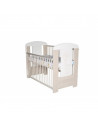 Patut pentru bebe cu laterala culisabila, Giraffe Santana 120 x