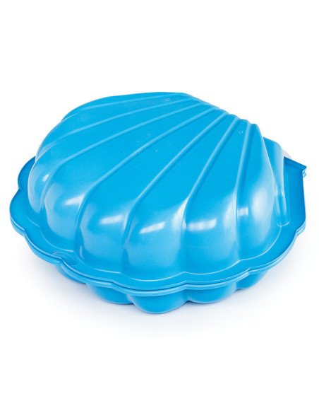 BN-703,Cutie de nisip dubla, Shell, Paradiso Toys, 102 x 88x 20 cm, Albastru