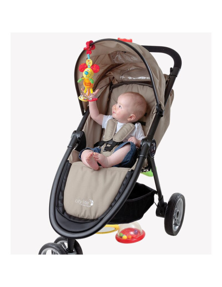 BN-12303,Jucarie pentru carucior, scoica auto si patut, Dingly Dangly Mimsy, Playgro