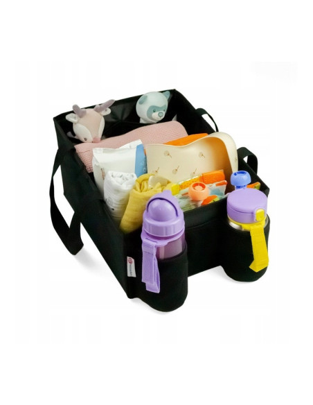 BN-843900,Petite&Mars - Organizator auto, Pliabil, 32 x 26 x 18 cm, Negru