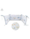 BN-6426972010221,MimiNu - Aparatoare pentru patut 120x60 cm, Din bumbac certificat Oeko Tex Standard 100, Cu inaltimea de 30 cm,