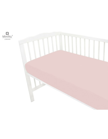 BN-6426972010351,MimiNu - Cearceaf cu elastic pentru patut 120X60 cm, Din bumbac certificat Oeko Tex Standard 100, Colectia Roya