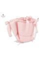 BN-6426972010412,MimiNu - Lenjerie patut 3 piese, Cu volanase, Cu protectie laterala, Din bumbac certificat Oeko Tex Standard 10