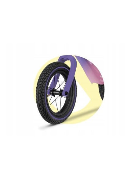 BN-LOE-BART_AIR_PINK_VIOLET,Lionelo - Bicicleta usoara Bart Air, Fara pedale, Cu roti gonflabile, Cu cadru din magneziu, Cu ghid