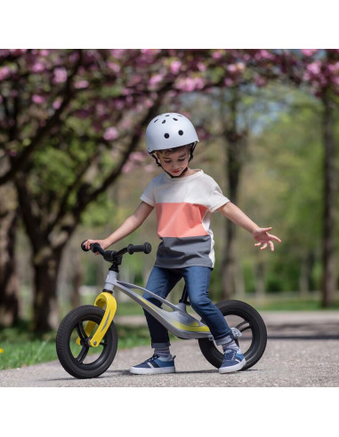 BN-LOE-BART_TOUR_GREY_STONE,Lionelo - Bicicleta usoara Bart Tour, Fara pedale, Cu cadru din magneziu, Cu ghidon si sa reglabile,