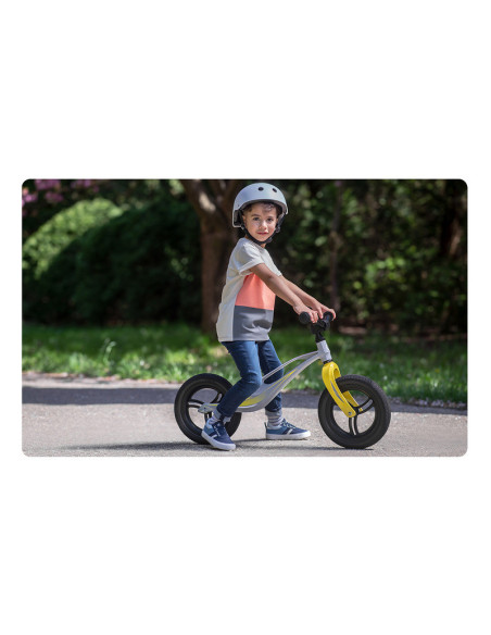 BN-LOE-BART_TOUR_GREY_STONE,Lionelo - Bicicleta usoara Bart Tour, Fara pedale, Cu cadru din magneziu, Cu ghidon si sa reglabile,