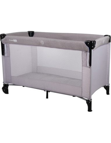 BN-39968,Patut pliant cu etaj suplimentar, Cu laterala reglabila, Co-sleeping, Cu 2 roti, 120x60 cm, Conform cu standardul europ