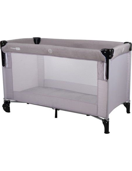 BN-39968,Patut pliant cu etaj suplimentar, Cu laterala reglabila, Co-sleeping, Cu 2 roti, 120x60 cm, Conform cu standardul europ