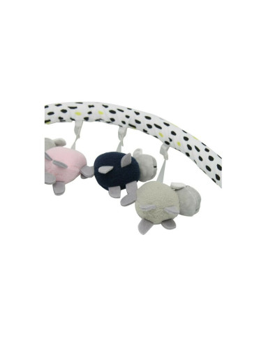 BN-45784,Arcada universala cu 4 jucarii din plus, Pentru landou, Carucior, Scaun de masa, Patut, FreeON, Sheep