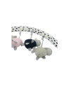 BN-45784,Arcada universala cu 4 jucarii din plus, Pentru landou, Carucior, Scaun de masa, Patut, FreeON, Sheep