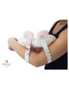 BN-6426972010726,MimiNu - Perna bebelusi Ursulet, Multifunctionala, Cu doua fete, Tesatura pufoasa minky si bumbac, Materiale ce