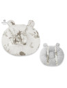BN-6426972011068,MimiNu - Perna bebelusi Ursulet, Multifunctionala, Cu doua fete, Tesatura pufoasa minky si bumbac, Materiale ce