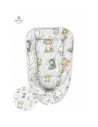 BN-6426972011365,MimiNu - Cosulet bebelus pentru dormit, Baby Cocoon 75x55 cm, Husa 100% bumbac, Din bumbac certificat Oeko Tex 