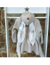 BN-6426972011433,MimiNu - Halat de baie cu urechi 6 - 36 luni, Moale, Cu buzunare, Cu cordon, Din bumbac si thermo fleece, Mater