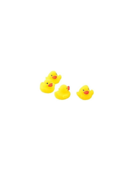 BN-22196,Happy World - Set ratuste de baie din cauciuc, 8 buc, 5.5 cm, Galben