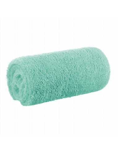 BN-BOC0109,Bocioland - Paturica pufoasa pentru copii, Din fleece, Dimensiune mare 80 x 100 cm, Mint