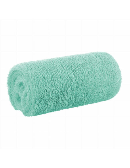 BN-BOC0109,Bocioland - Paturica pufoasa pentru copii, Din fleece, Dimensiune mare 80 x 100 cm, Mint