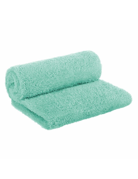 BN-BOC0109,Bocioland - Paturica pufoasa pentru copii, Din fleece, Dimensiune mare 80 x 100 cm, Mint