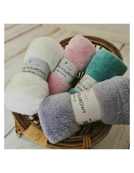 BN-BOC0109,Bocioland - Paturica pufoasa pentru copii, Din fleece, Dimensiune mare 80 x 100 cm, Mint