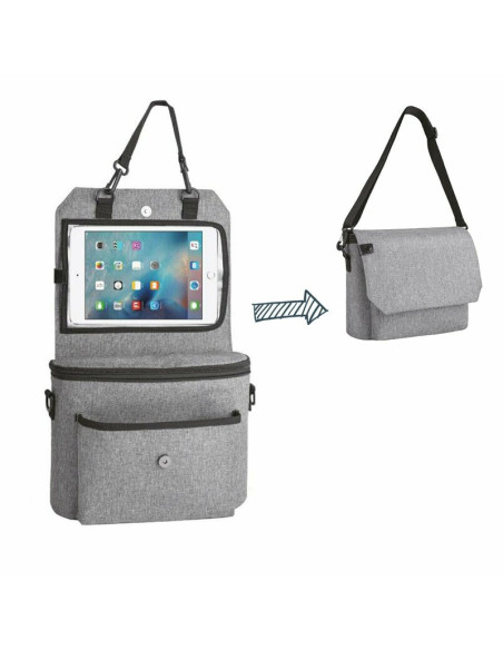 BN-42950,Organizator auto si pentru carucior, 3 in 1, Transformabil in gentuta mamici, Cu suport pentru tableta, iPad, Cu buzuna BN-42950,Organizator auto si pentru carucior, 3 in 1, Transformabil in gentuta mamici, Cu suport pentru tableta, iPad, Cu buzuna