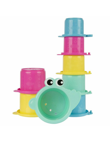 BN-1097309,Jucarie de baie, Croc Cups, 8 piese, Playgro