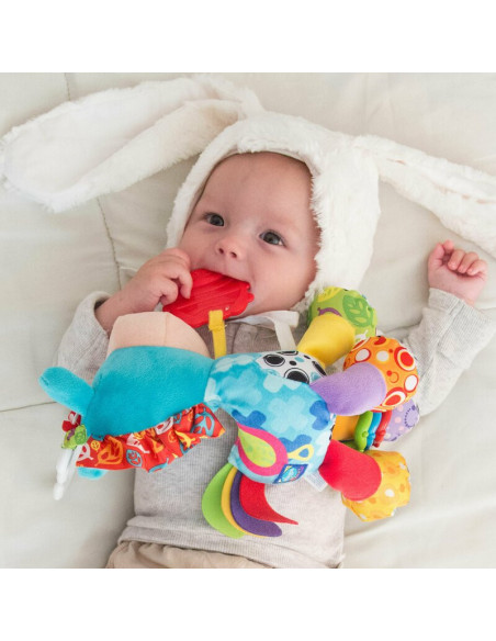 BN-816456,Jucarie mare pentru carucior, scoica auto si patut, Cu jucarie de dentitie, Cu sunete, Activity Friend Clip Clop, 39 c