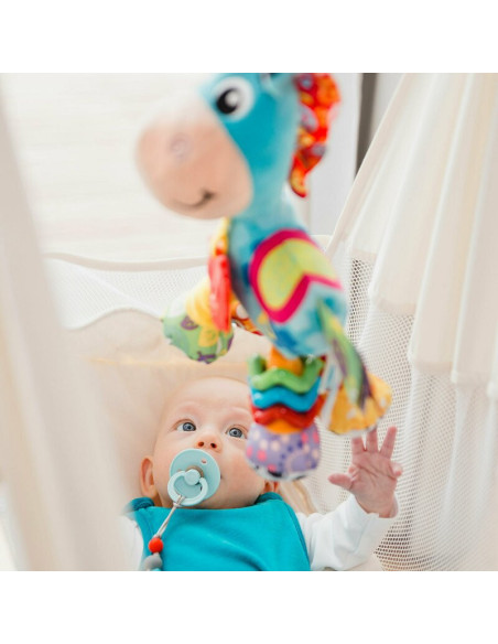 BN-816456,Jucarie mare pentru carucior, scoica auto si patut, Cu jucarie de dentitie, Cu sunete, Activity Friend Clip Clop, 39 c