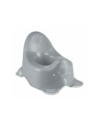 BN-45024,Olita copii anatomica, Star, Cu functie antialunecare, Cu spatar inalt, 38 x 27 x 23.5 cm, Keeeper, Grey