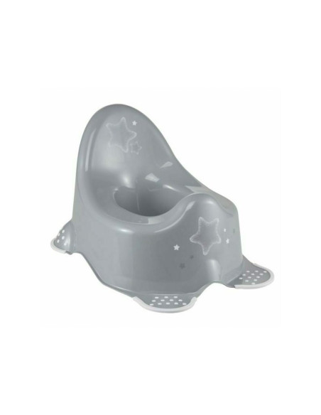 BN-45024,Olita copii anatomica, Star, Cu functie antialunecare, Cu spatar inalt, 38 x 27 x 23.5 cm, Keeeper, Grey
