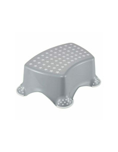 45000,Inaltator de baie antiderapant, Stars, Cu baza antialunecare, 40.5 x 28.5 x 14 cm, Keeeper, Grey 2