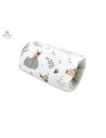 BN-6426972011938,MimiNu - Perna pentru alaptat tip manson, Din bumbac certificat Oeko Tex Standard 100, 25 cm, Forest Friends Be