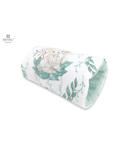 BN-6426972011945,MimiNu - Perna pentru alaptat tip manson, Din bumbac certificat Oeko Tex Standard 100, 25 cm, Lulu Natural