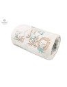 BN-6426972011976,MimiNu - Perna pentru alaptat tip manson, Din bumbac certificat Oeko Tex Standard 100, 25 cm, Zoo on Bikes Nuga