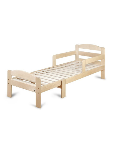 BN-YAPPYGROW_NATURAL,Patut extensibil YappyGrow din lemn de mesteacan, Cu bariere de protectie, De la 1.5 ani pana la 18 ani, Ya