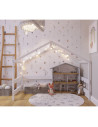 BN-YAPPYHYTTE_PLAYHOUSE_WHITE,Casuta de joaca din lemn certificat FSC, In stil scandinav YappyHytte House, YappyKids, 169x89x135